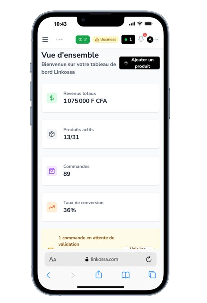Linkossa Mobile App